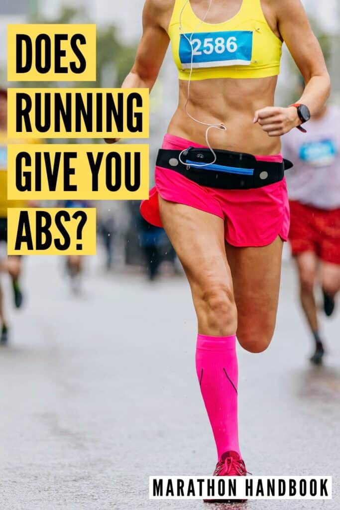 ¿Correr te da abdominales?