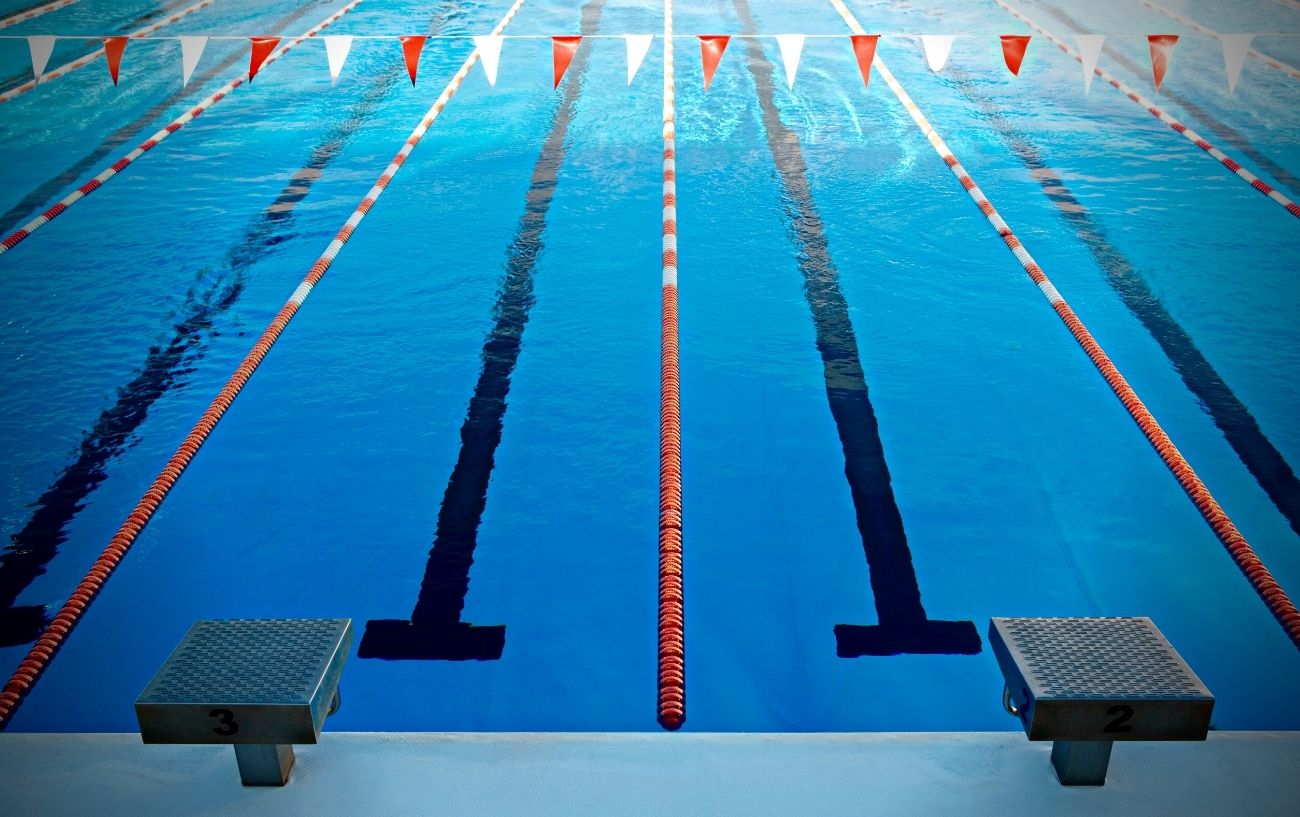 Una piscina de entrenamiento. 